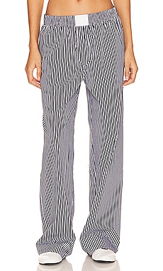 LIONESS Cobain Pant in Onyx Stripe from Revolve.com