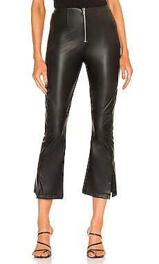 Faux Leather Zip Pant LNA $61 
