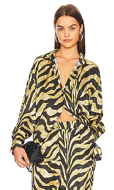 Product image of LNA Relaxed Fit Silky Shirt. Click to view full details