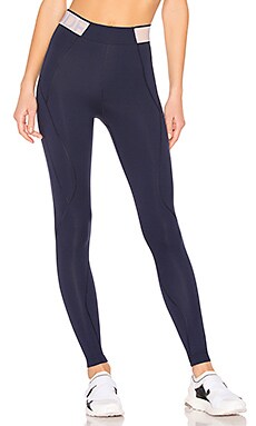 Beyond Yoga Spacedye Caught In The Midi High Waisted Legging in Flower Blue  Heather