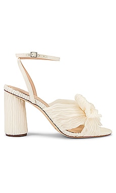 Camelia Faux Leather Knot Mule With Ankle Strap Loeffler Randall