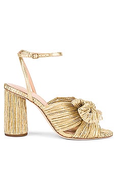 Product image of Loeffler Randall Camellia Pleated Knot Sandal. Click to view full details