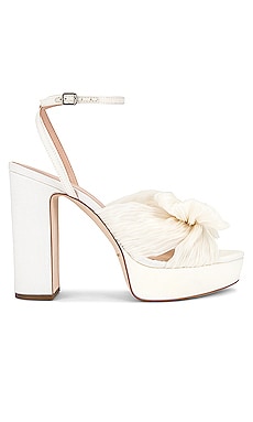 Product image of Loeffler Randall Natalia Pleated Knot Platform. Click to view full details