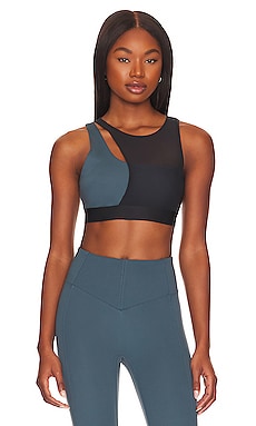 Product image of Le Ore Fiori Asymmetrical Sports Bra. Click to view full details