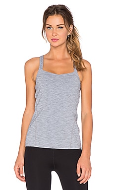 Lorna Jane Women's Get Fit Sports Bra, Grey Marl Stripe (Grey