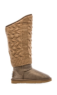 Australia Luxe Collective Fame Metallic Tall Boot with Sheepskin