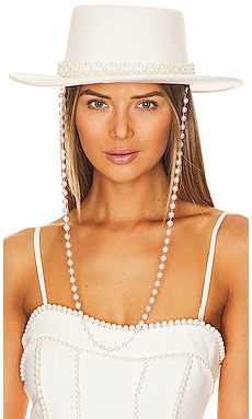 Pearl Embellished HatLovers and Friends$78