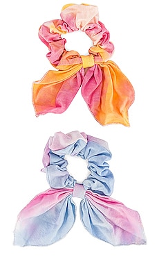 

Tropez scrunchie - Lovers + Friends, Розовый, Аксессуары для волос