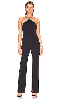 Friends Synthetic Langley Jumpsuit in Black Lovers Womens Clothing Jumpsuits and rompers Full-length jumpsuits and rompers 