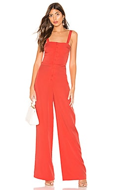 Susana Monaco Strapless Cuffed Ankle Jumpsuit in Sugar