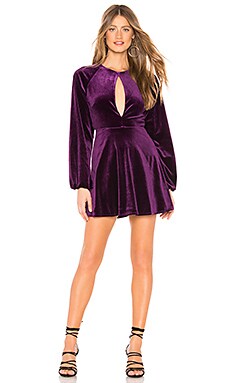 

Платье с длинным рукавом nettie - Lovers + Friends, Фиолетовый, Мини