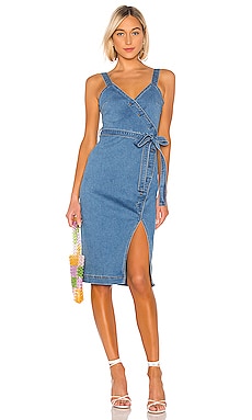 

Платье ember - Lovers + Friends, Синий, С запахом