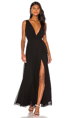 Lovers and Friends Leah Gown in Black | REVOLVE
