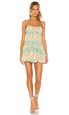 Mariposa drawstring mini outlet dress