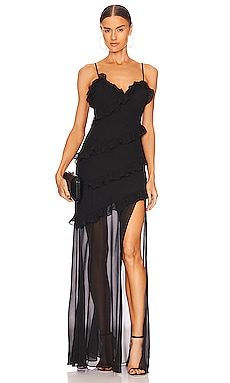 Lovers and Friends Karlie Gown in Black | REVOLVE