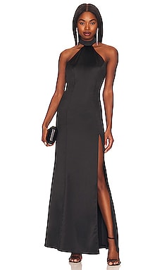 Lovers and Friends Chapman Gown in Black | REVOLVE