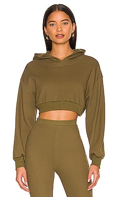 Lovers and Friends Winslow Hoodie in Olive Green | REVOLVE