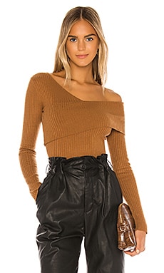 Lovers and Friends Booker Sweater in Camel from Revolve.com