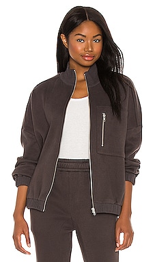 

Свитшот zip up - Lovers + Friends, Шоколадный, Одежда для дома
