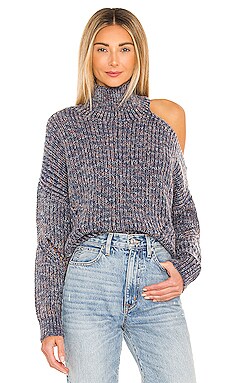 

Adelite sweater - Lovers + Friends, Синий, С вырезом