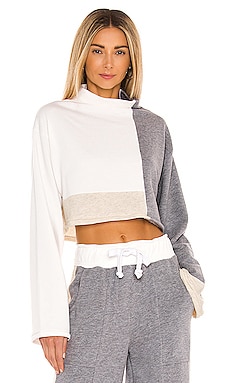 

Свитшот blocked - Lovers + Friends, Grey;cream, Укороченные