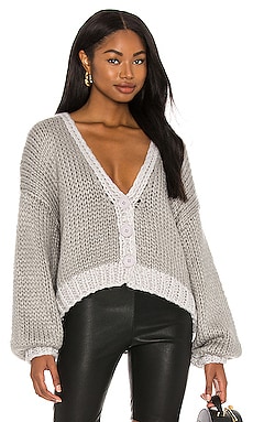 Lovers and Friends Adley Cardigan in Grey | REVOLVE