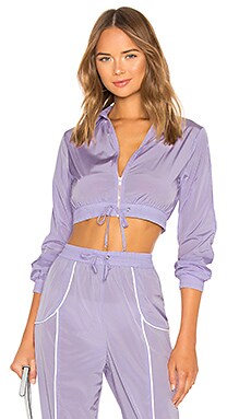 

Укороченная спортивная куртка liz - Lovers + Friends, Бледно-лиловый, Спортивные