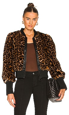 Kristen Faux Fur Jacket Lovers and Friends $138 