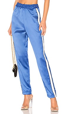 Aviator Nation 5 Stripe Sweatpants in Sky & Blue