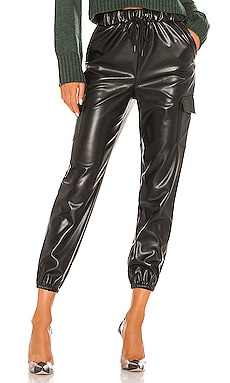 scarlett leather jogger