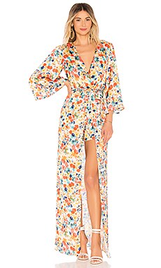 

Комбинезон макси betty - Lovers + Friends, Мульти, Принты