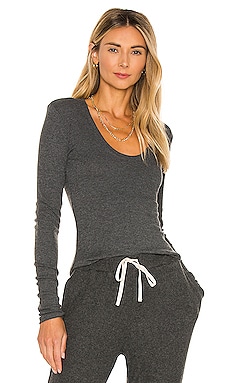 

Топ u neck - Lovers + Friends, Уголь, Футболки