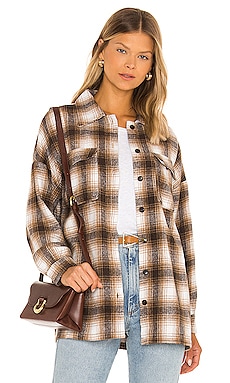 Harlow Flannel Shacket Lovers and Friends $108 