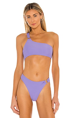Revolve Women Sport & Swimwear Swimwear Bikinis Bikini Tops The C Bikini Top in Blue. 