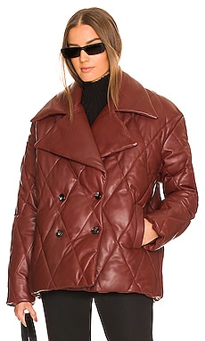 Product image of LPA Amara Leather Puffer. Click to view full details