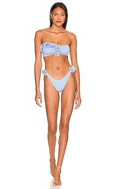 Rasha Bandeau Bikini Set La Reveche $226 NEW