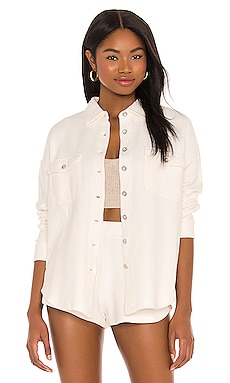 LSPACE Driftwood Shirt in Cream | REVOLVE