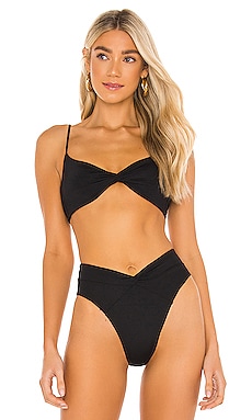 LSPACE Ringo Bikini Top in Bone