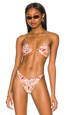 Product image of L*SPACE X TESSA BROOKS Sammie Bikini Top. Click to view full details