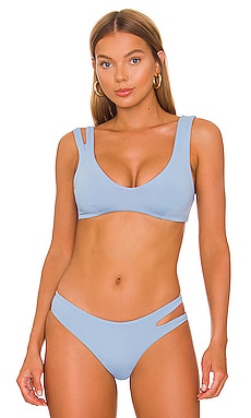Product image of L*SPACE One Wave Reversible Bikini Top. Click to view full details