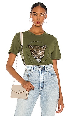 Le Superbe Auro Leopard Tee in Washed Army | REVOLVE