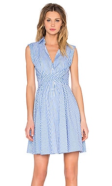 Lucy Paris Button Up Dress in Pinstripe | REVOLVE