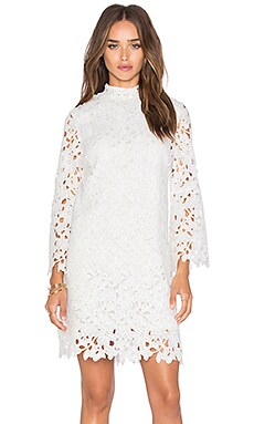 Lucy Paris Lace Dress in White