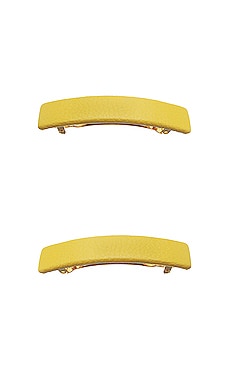 

Заколка genuine leather - L. Erickson USA, Желтый, Аксессуары для волос