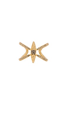 Product image of Luv AJ The Petal Pointe Cross Ring. Click to view full details