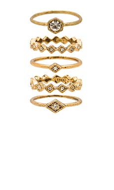 Product image of Luv AJ The Full Bloom Ring Set. Click to view full details