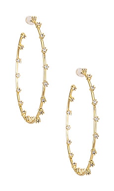 Product image of Luv AJ The Stardust Statement Hoops. Click to view full details