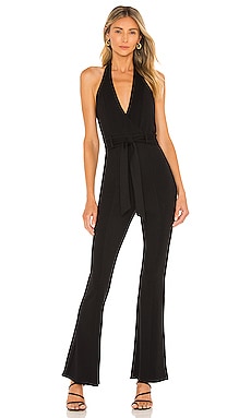 MAJORELLE Luna Jumpsuit in Black | REVOLVE