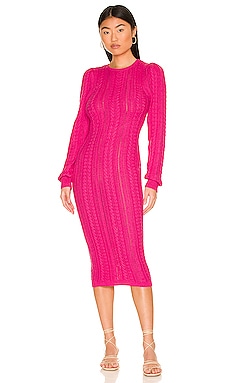 Sasi Cable Knit Dress MAJORELLE $60 