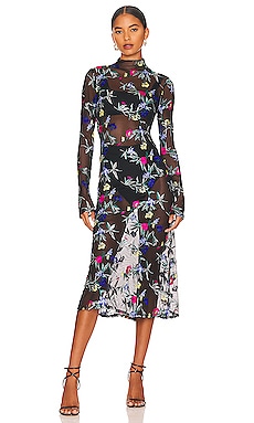 Alanna Midi Dress MAJORELLE $278 